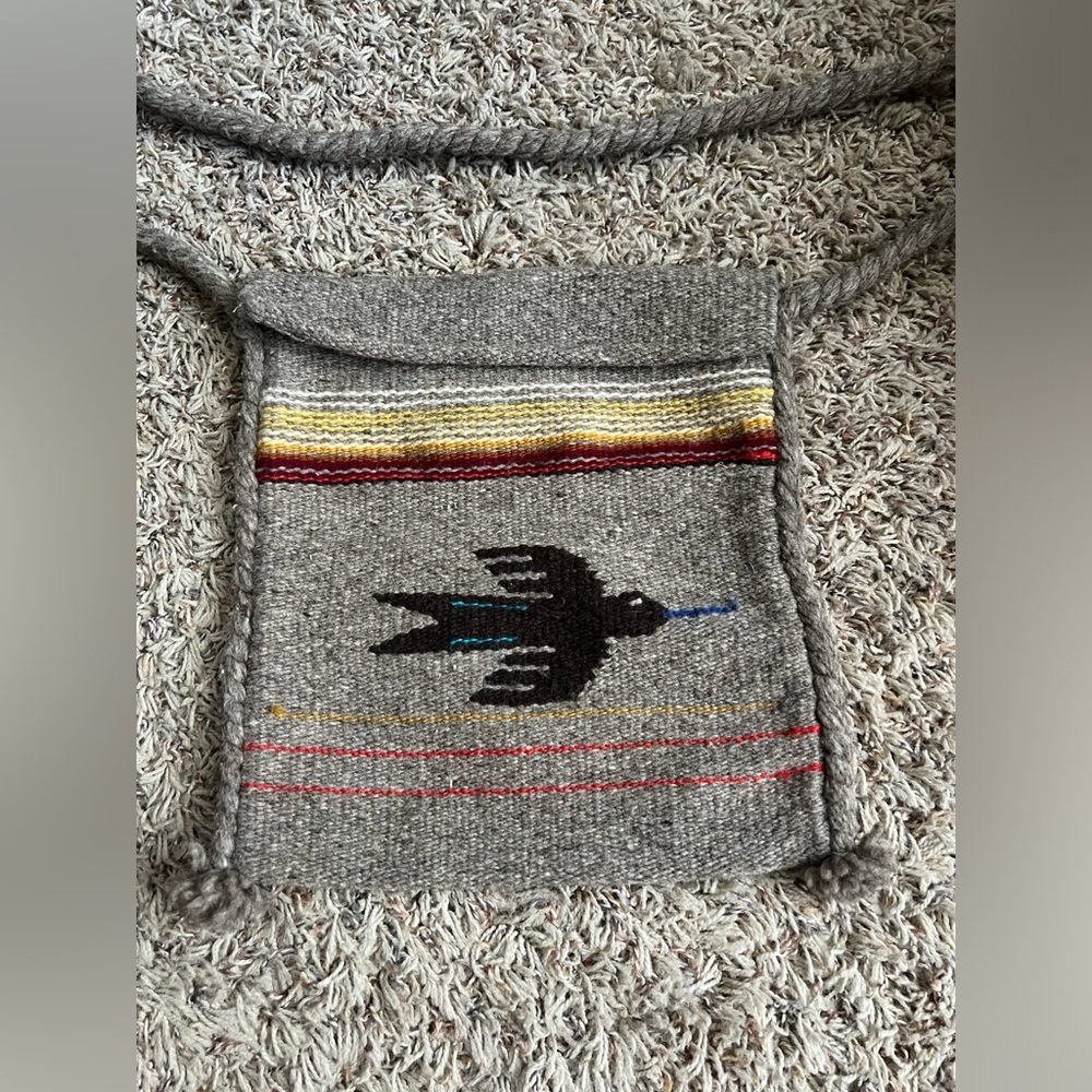 Vintage woven festival bag